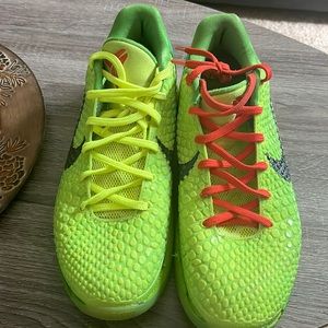 Kobe Green Grinches size 9.5